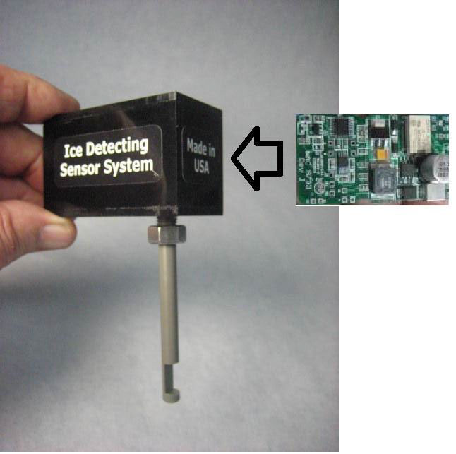 ice sensor detecting aircraft system detector plastic technical sheet data